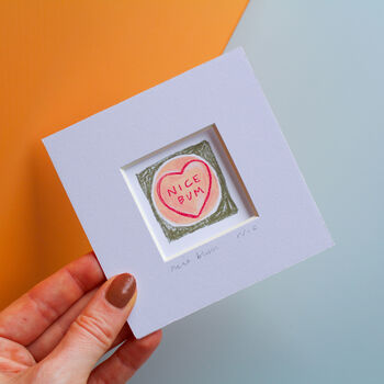 Nice Bum Mini Art Print, 2 of 8