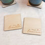 Personalised 'Mr And Mrs' Coaster Set, thumbnail 1 of 5