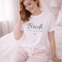 Personalised Bride Future Mrs T Shirt, thumbnail 2 of 4
