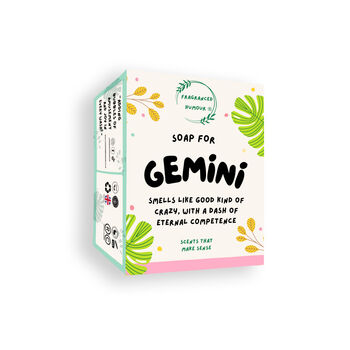 Gemini Birthday Gift Funny Soap For Gemini Zodiac Gift, 5 of 6