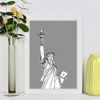 Statue Of Liberty Print, 2 of 8