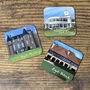 Set Of Four British Open Golf Club Coasters, thumbnail 1 of 12