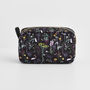 Wilderness Black Cosmetic Bag, thumbnail 4 of 7