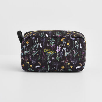 Wilderness Black Cosmetic Bag, 4 of 7