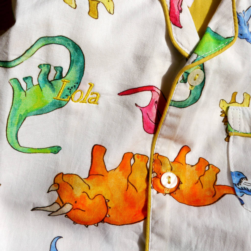 Personalised Dinosaur Sleepover Gift Set By LOLA + BLAKE