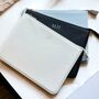 Personalised Monogram Faux Leather Document Holder, thumbnail 3 of 6