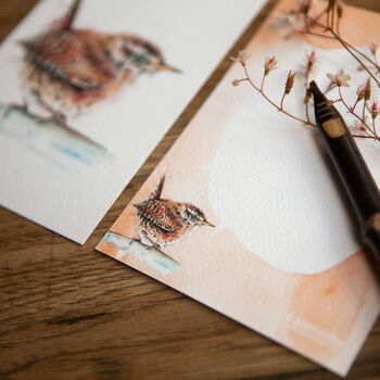 Inky Wildlife Luxury Postcard Set, 7 of 12