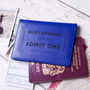 Ticket To Adventure Personalised Passport Holder, thumbnail 1 of 4