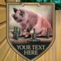 Pig And Bottle Personalised Pub Sign/Bar Sign/Man Cave, thumbnail 3 of 8