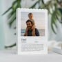 Personalised Christmas Memory Photo Block For Dad, thumbnail 5 of 10