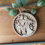 Radha Krishna Five Layer Wooden Light Up Ornament, thumbnail 7 of 9