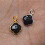 Black Onyx Pendant, Sterling Silver Or Gold Plated, thumbnail 3 of 9