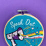 Speak Out Embroidery Kit, thumbnail 2 of 7