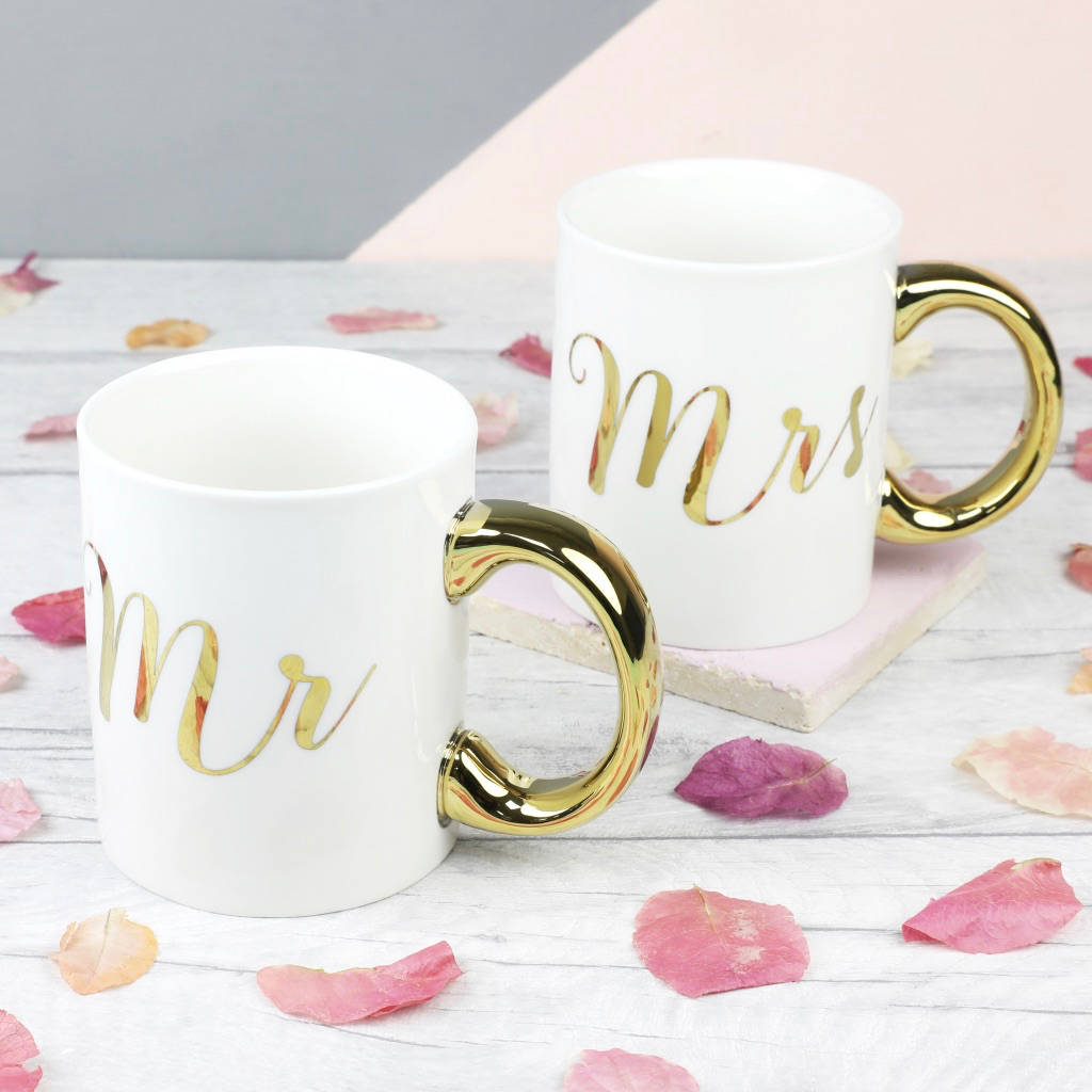 mr and mrs mugs by lisa angel | notonthehighstreet.com