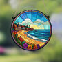 Seaside Nature Stained Glass Effect Suncatcher, thumbnail 5 of 12