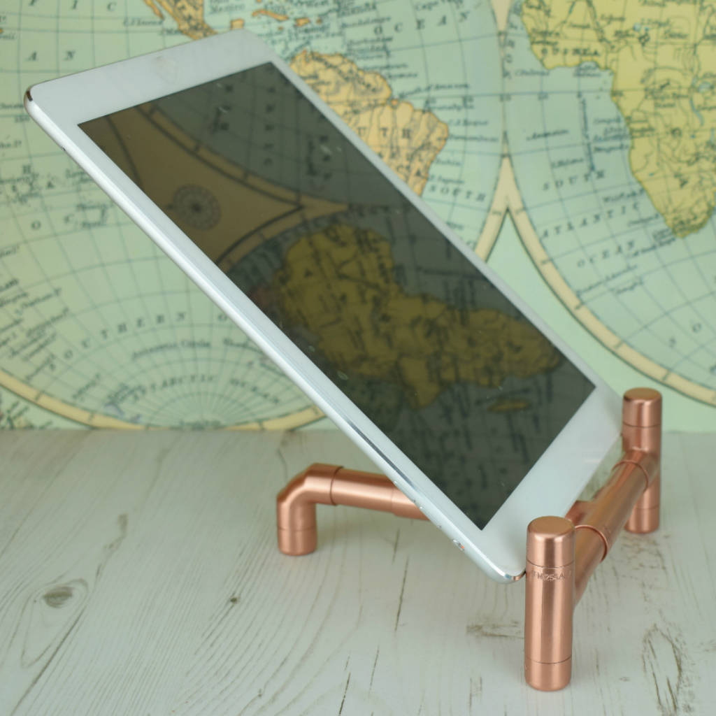 Copper Lean Back Stand For iPad Or Tablet, 1 of 7