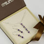 Amethyst Sterling Silver Jewellery Set, thumbnail 3 of 7