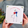 'To My Husband At Christmas' Button Card, thumbnail 4 of 6