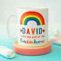 Personalised Valentine Rainbow Mug, thumbnail 1 of 3
