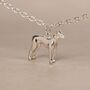 Personalised Greyhound Silver Chain Bracelet, thumbnail 10 of 10