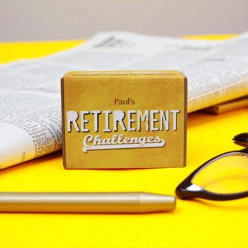 Personalised Retirement Happy Memories Box Gift, 3 of 4