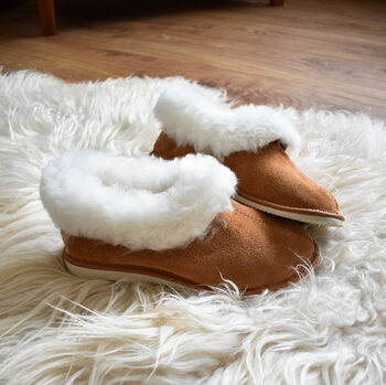 Eve Sheepskin Boots Slippers, 2 of 7