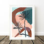 Terrazzo Abstract Palm Tree Art Print, thumbnail 6 of 7