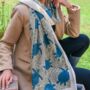 Turtle Print Scarf In Personalised Gift Box, thumbnail 4 of 4