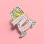 Champagne Problems Swiftie Enamel Pin Badge, thumbnail 2 of 4