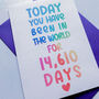Personalised Days Birthday Card, thumbnail 3 of 7