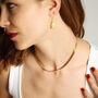 Flat Herringbone Chain Necklace In 18ct Gold Plated, thumbnail 4 of 8