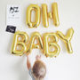 'Oh Baby' Baby Shower Balloon Decoration, thumbnail 1 of 4