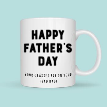 Personalised Funny Father's Day Glasses Mug, 2 of 4