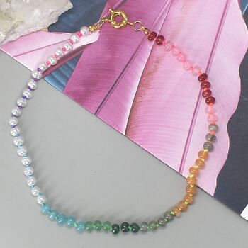 Tia Gemstone Necklace, 6 of 8