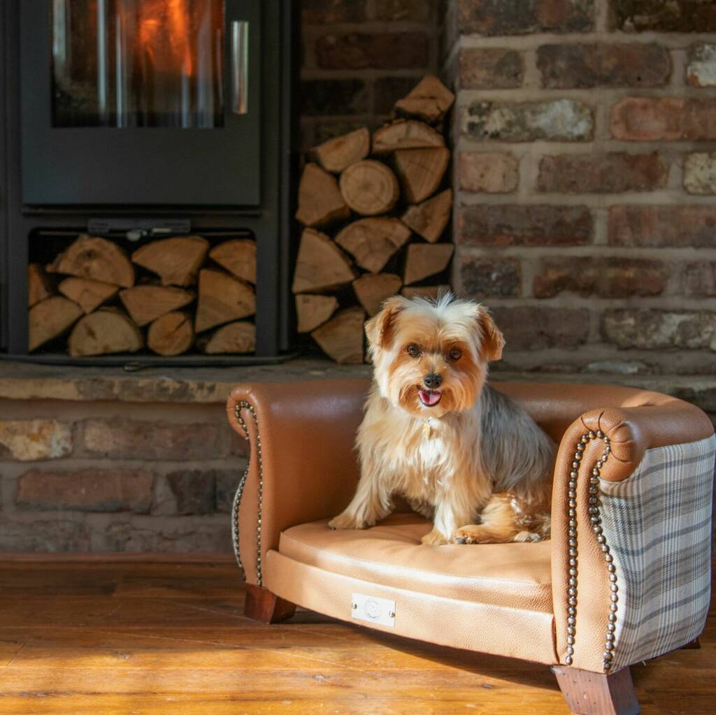 Luxury Fabric Sofa Dog Bed By Filthy animal