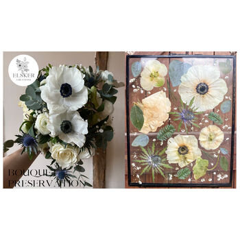 Bespoke Flower And Bouquet Preservation Wall Hanging, 2 of 12