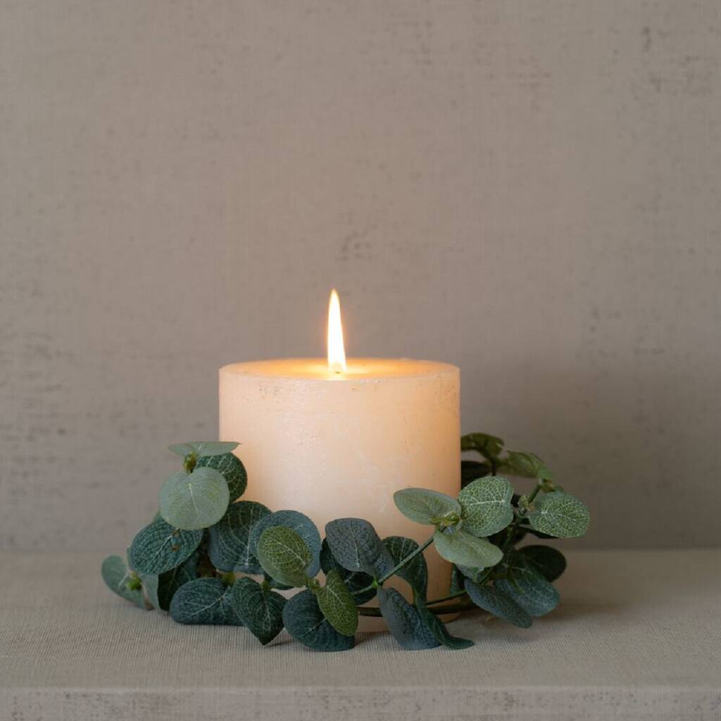 eucalyptus candle ring by marquis & dawe