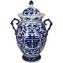 Ginger Jar Pot And White Blue Porcelain Chinoiserie, thumbnail 2 of 7