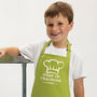 Personalised 'Chef In Training' Kids Aprons, thumbnail 2 of 7