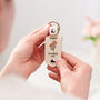 Personalised Birth Flower Photo Keyring, thumbnail 5 of 11