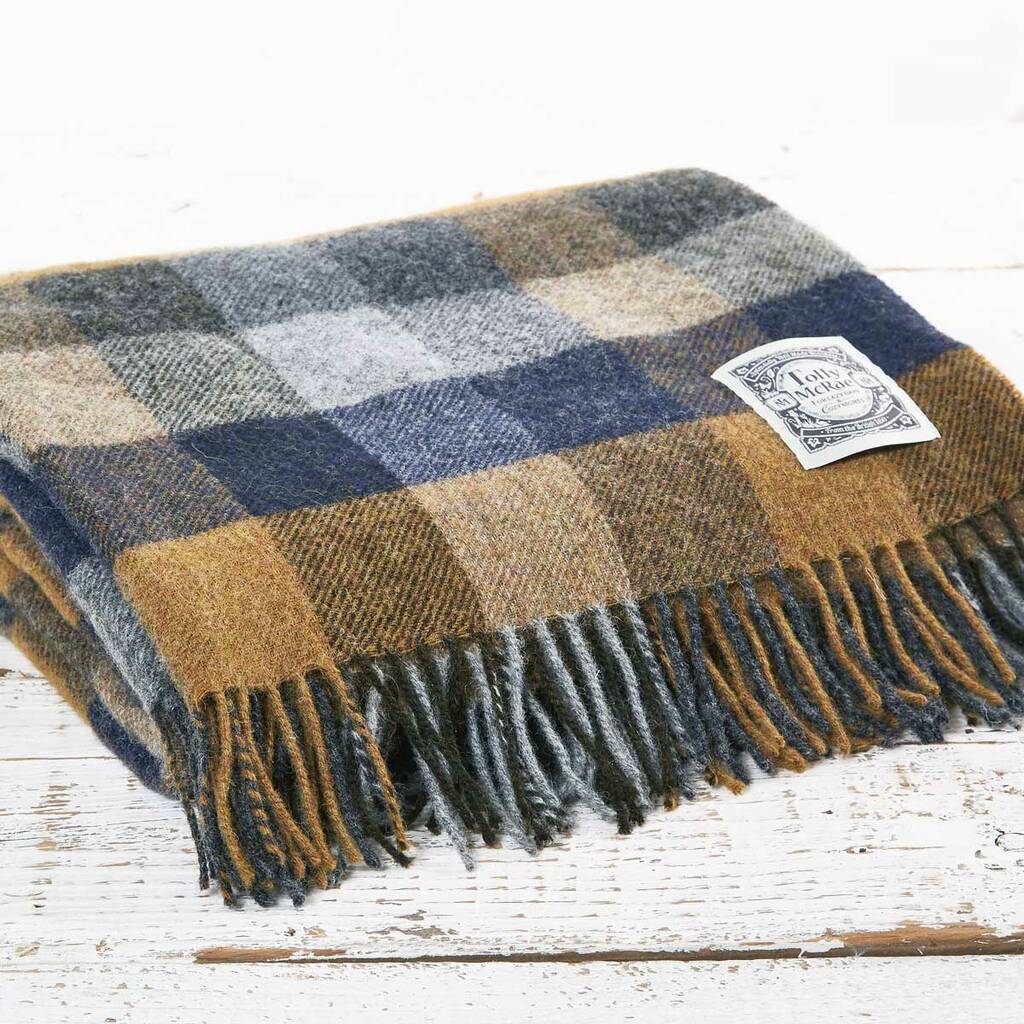 Luxury Checked Picnic Rug By Tolly McRae