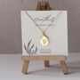 Heather Gold And Silver Flower Necklace, thumbnail 3 of 12