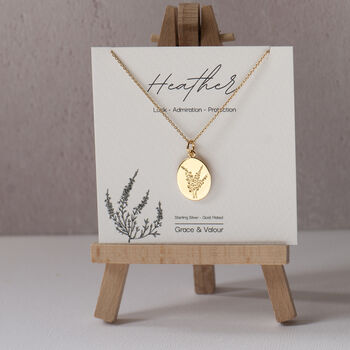 Heather Gold And Silver Flower Necklace, 3 of 12