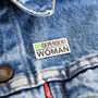 'Gindependent Woman' Enamel Pin Badge, thumbnail 4 of 4