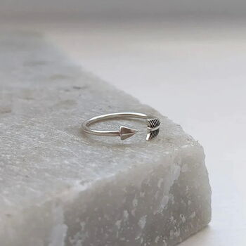 Sterling Silver Arrow Toe Ring, 5 of 11