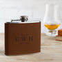 Personalised Initial Hipflask Birthday Gift For Dad, thumbnail 3 of 4