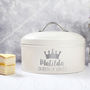Personalised Queen Cake Tin, thumbnail 2 of 3