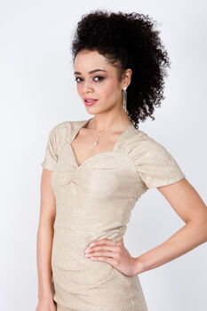 Sterling Silver Wishbone Ring With Blue Topaz, 3 of 9