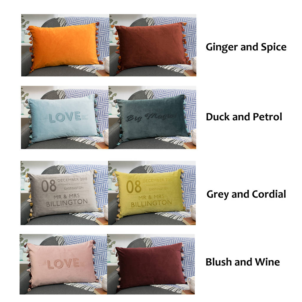 Meaning Of Love Velvet Cushion By Betsy Benn