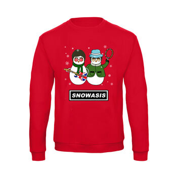 Funny Oasis Christmas Jumper, 5 of 7